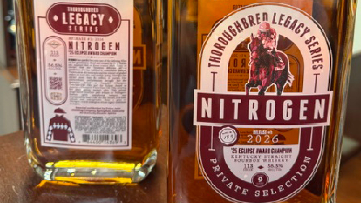 Proof of filly’s excellence with every bottle  Ky Senator Bourbon’s Thoroughbred Legacy Series pays tribute to champion Nitrogen in its first release